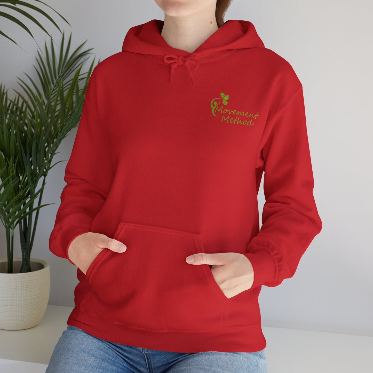 Movement Method - Light Colored URL - Unisex Heavy Blend™ Hooded Sweatshirt