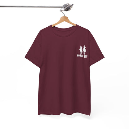 EU Printer - Horse Boy - Unisex Heavy Cotton Tee