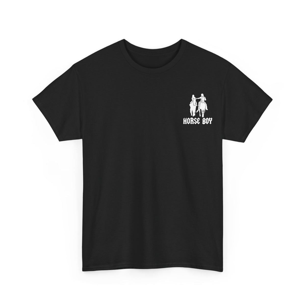 EU Printer - Horse Boy - Unisex Heavy Cotton Tee