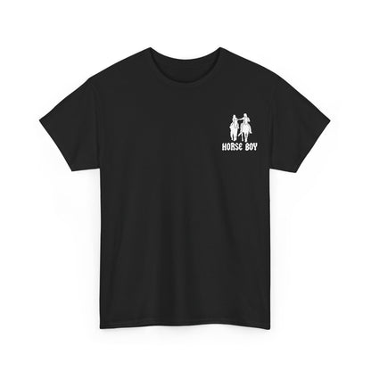 EU Printer - Horse Boy - Unisex Heavy Cotton Tee