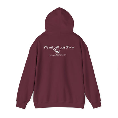 Long Ride Home White Logo Hoodie