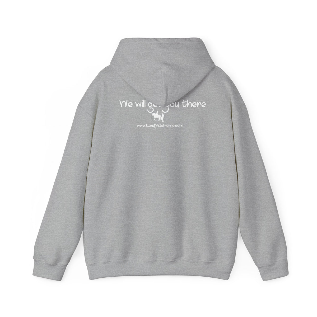 Long Ride Home White Logo Hoodie