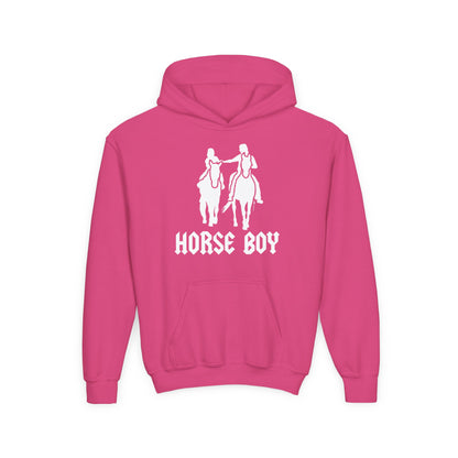 Horse Boy - Youth Heavy Blend Hooded Sweatshirt