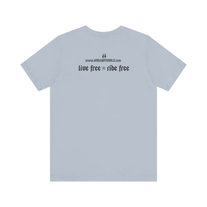 Horse Boy - Live Free Ride Free - Light colors -  Unisex Jersey Short Sleeve Tee