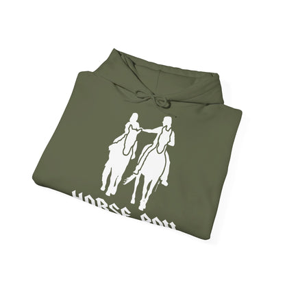 EU printer - Horse Boy Hoodie - Unisex Heavy Blend™ Hooded Sweatshirt