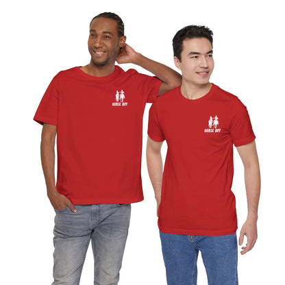 Horse Boy Small White Logo T-Shirt