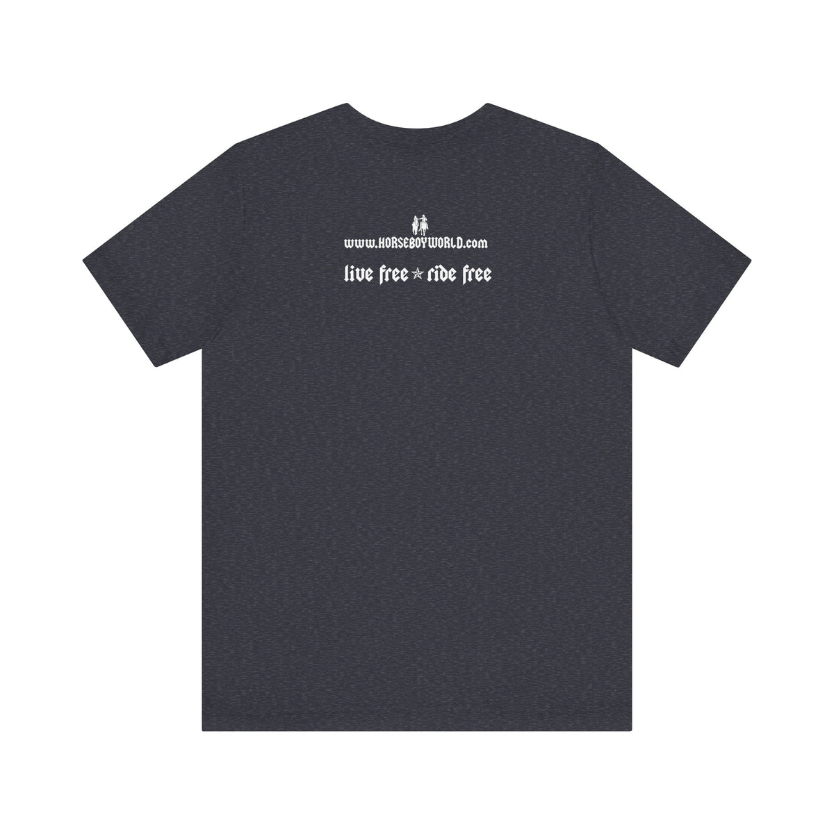 Horse Boy Small White Logo T-Shirt