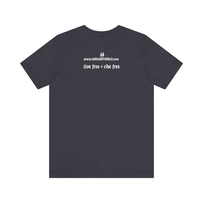 Horse Boy Small White Logo T-Shirt
