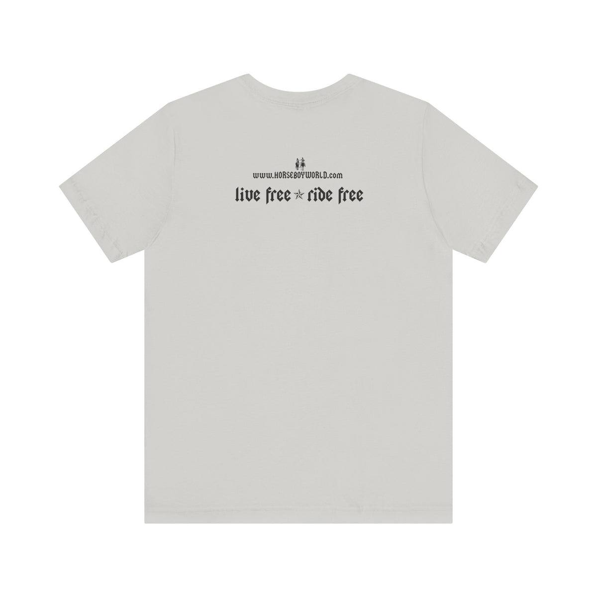 Horse Boy - Live Free Ride Free - Light colors -  Unisex Jersey Short Sleeve Tee