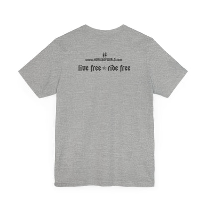 Horse Boy - Live Free Ride Free - Light colors -  Unisex Jersey Short Sleeve Tee