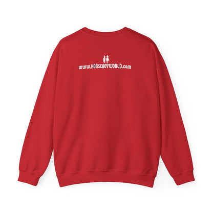 Live Free Ride Free - Light Letters - Unisex Heavy Blend™ Crewneck Sweatshirt