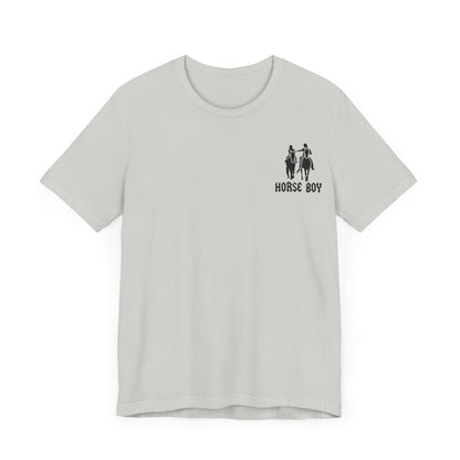 Horse Boy - Live Free Ride Free - Light colors -  Unisex Jersey Short Sleeve Tee