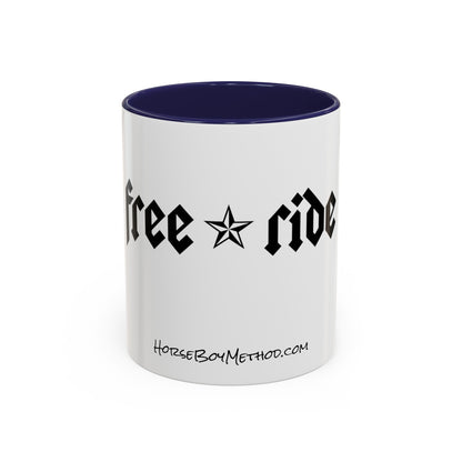 US - Live Free Ride Free - Accent Coffee Mug, 11oz