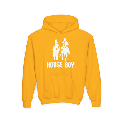 Horse Boy - Youth Heavy Blend Hooded Sweatshirt