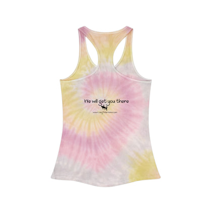 Long Ride Home - Tie Dye Racerback Tank Top