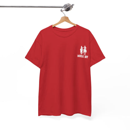 EU Printer - Horse Boy - Unisex Heavy Cotton Tee