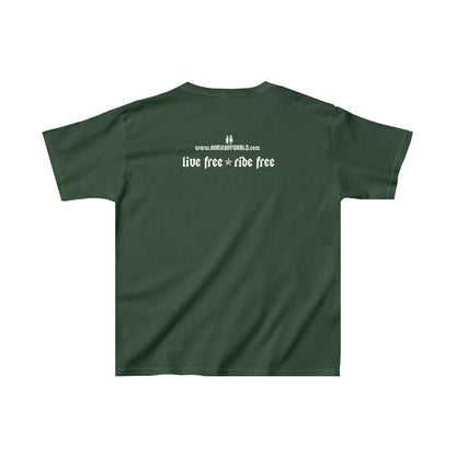 Live Free Ride Free - Kids Heavy Cotton™ Tee