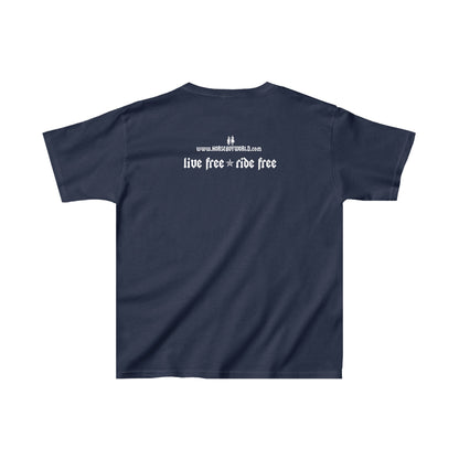 Live Free Ride Free - Kids Heavy Cotton™ Tee