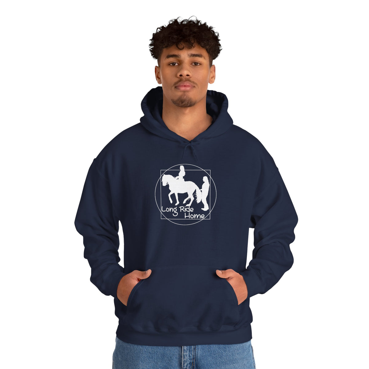 Long Ride Home White Logo Hoodie