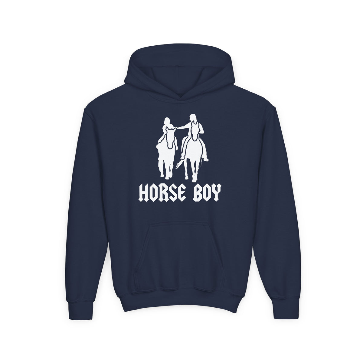 Horse Boy - Youth Heavy Blend Hooded Sweatshirt