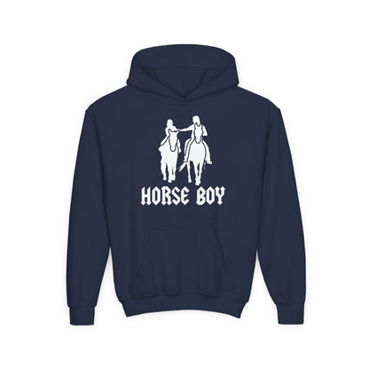 Horse Boy - Youth Heavy Blend Hooded Sweatshirt