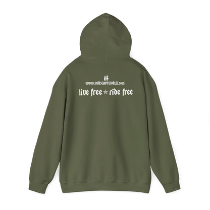 EU printer - Horse Boy Hoodie - Unisex Heavy Blend™ Hooded Sweatshirt