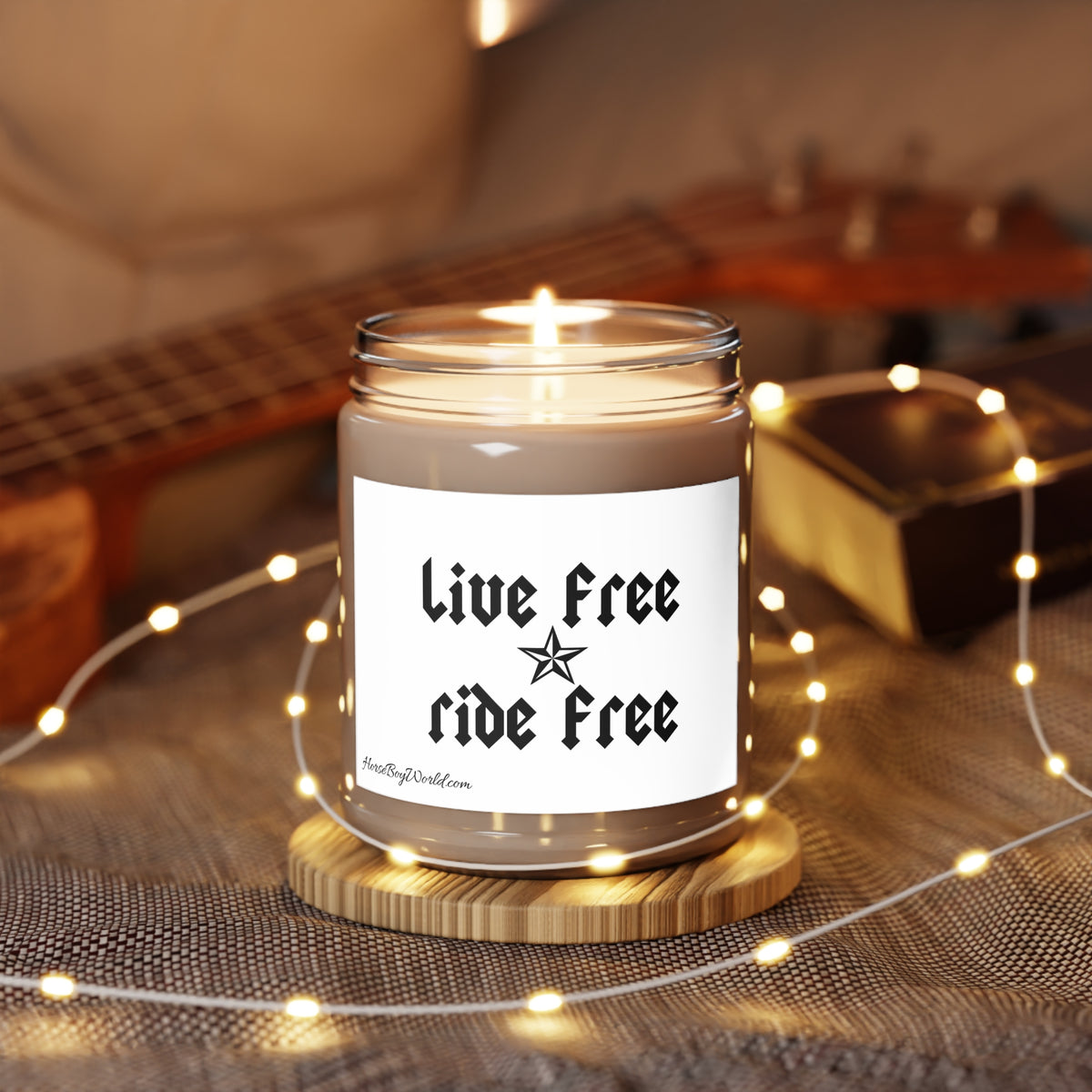 Live Free Ride Free - Scented & unscented Candles, 9oz