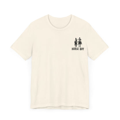 Horse Boy - Live Free Ride Free - Light colors -  Unisex Jersey Short Sleeve Tee