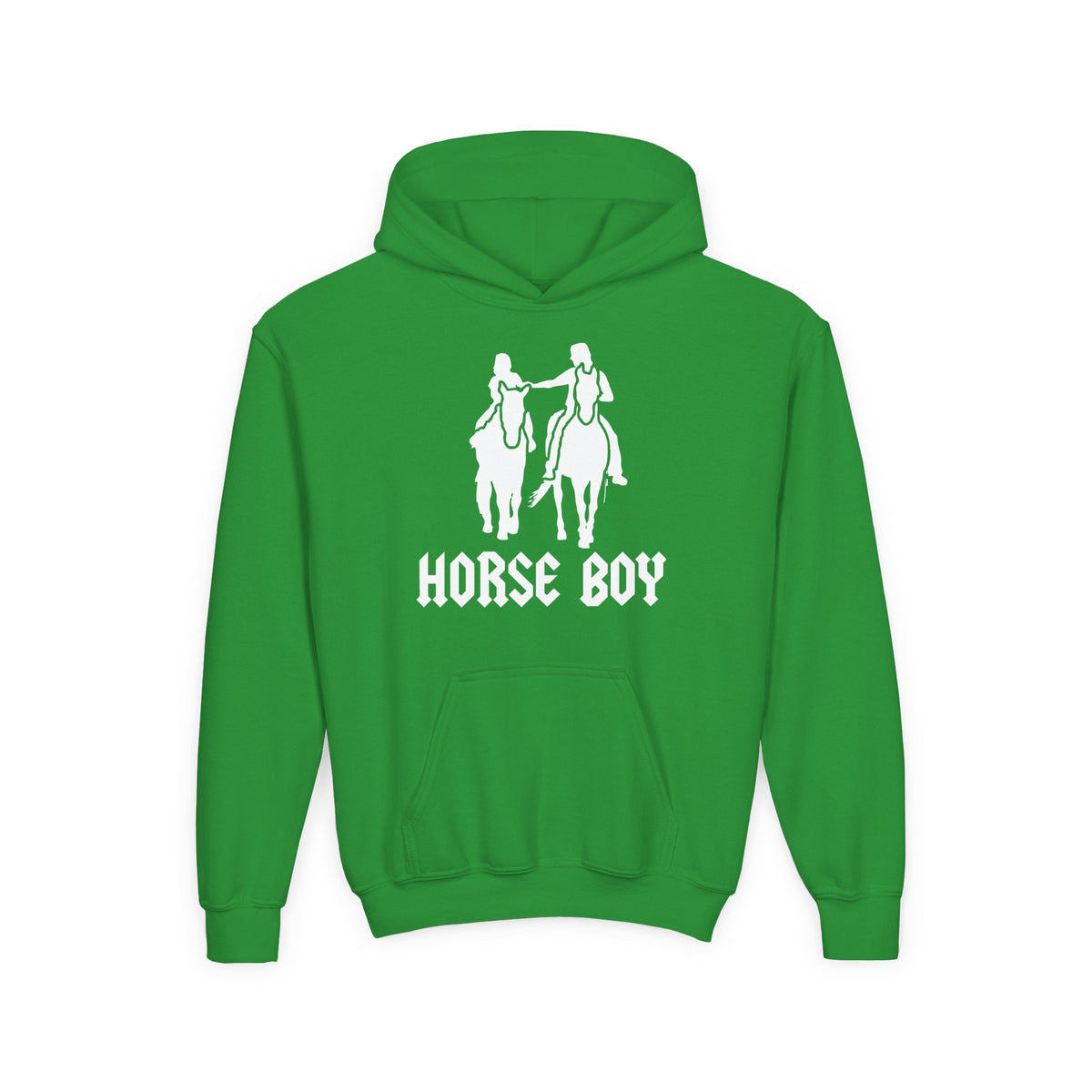 Horse Boy - Youth Heavy Blend Hooded Sweatshirt
