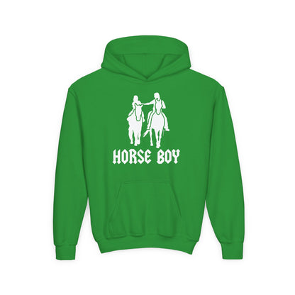 Horse Boy - Youth Heavy Blend Hooded Sweatshirt