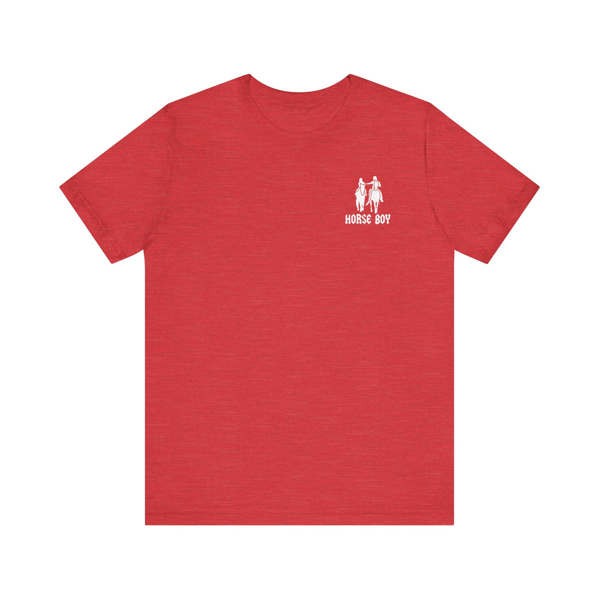 Horse Boy Small White Logo T-Shirt