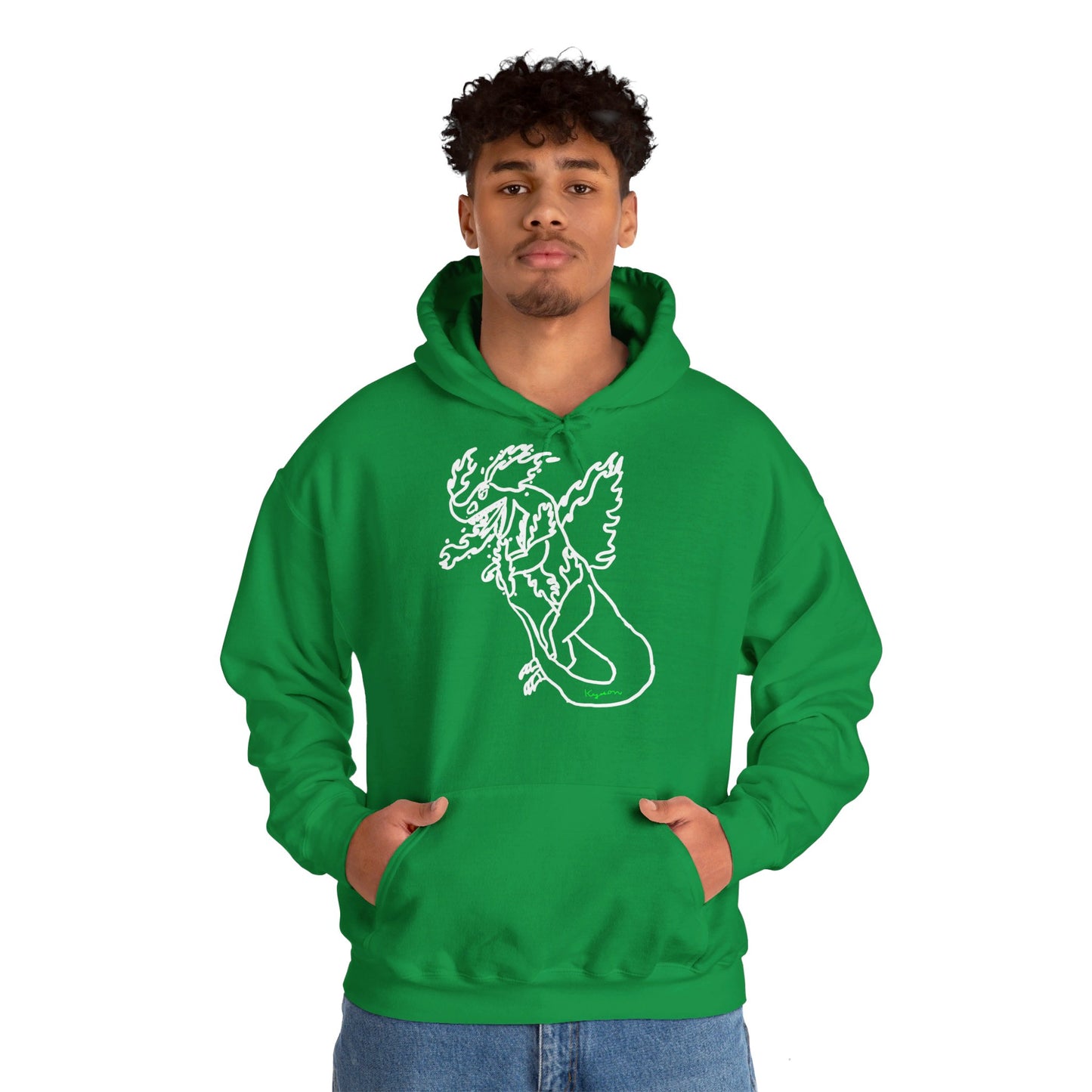EU printer - Fireblizzard - Unisex Heavy Blend™ Hooded Sweatshirt