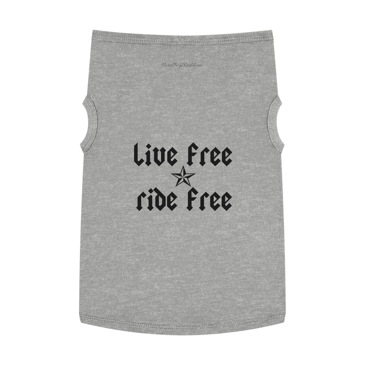 Live Free Ride Free Pet Tank Top