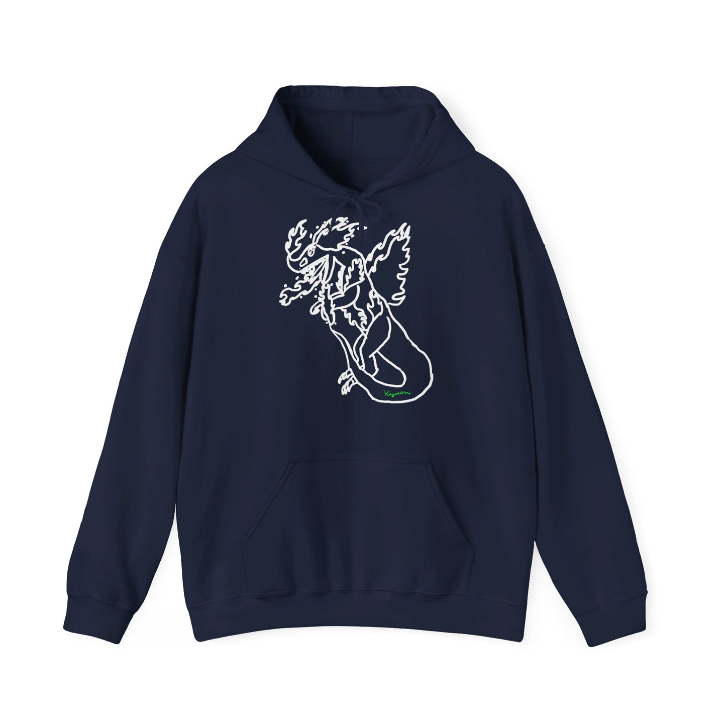 EU printer - Fireblizzard - Unisex Heavy Blend™ Hooded Sweatshirt