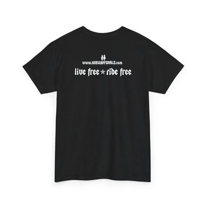 EU Printer - Horse Boy - Unisex Heavy Cotton Tee