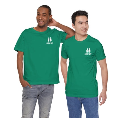 Horse Boy Small White Logo T-Shirt