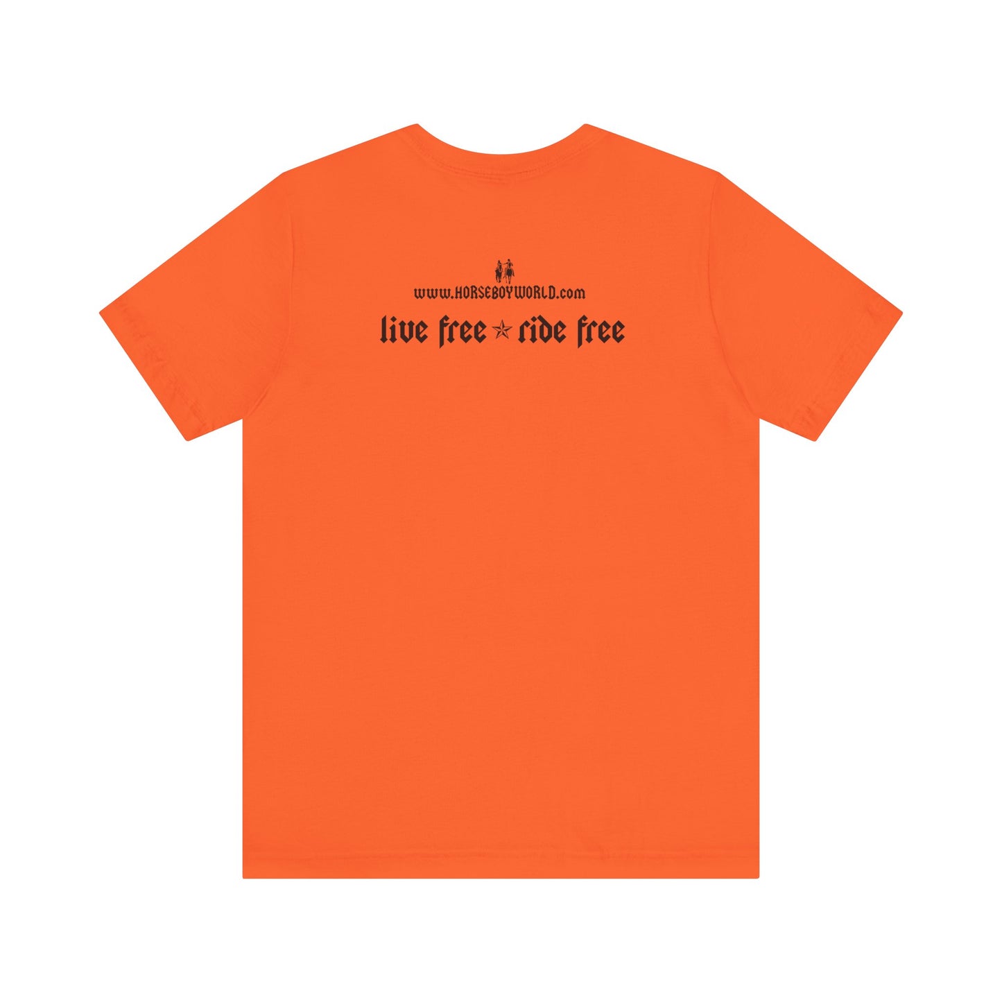 Horse Boy - Live Free Ride Free - Light colors -  Unisex Jersey Short Sleeve Tee