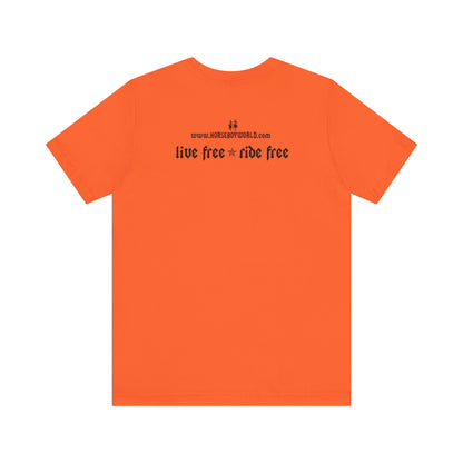 Horse Boy - Live Free Ride Free - Light colors -  Unisex Jersey Short Sleeve Tee