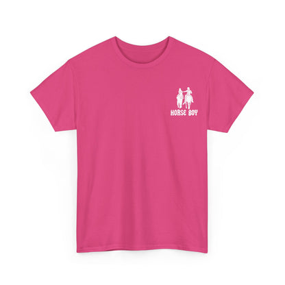 EU Printer - Horse Boy - Unisex Heavy Cotton Tee