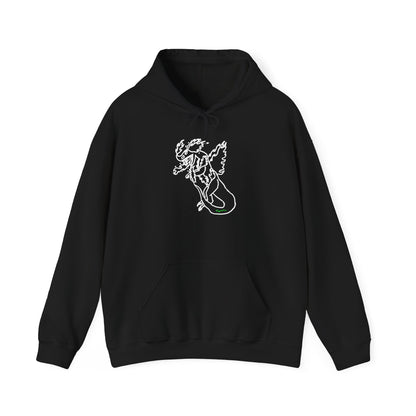 FireBlizzard - Designed by Kyrion age 7 - white - Unisex Heavy Blend™ Hooded Sweatshirt