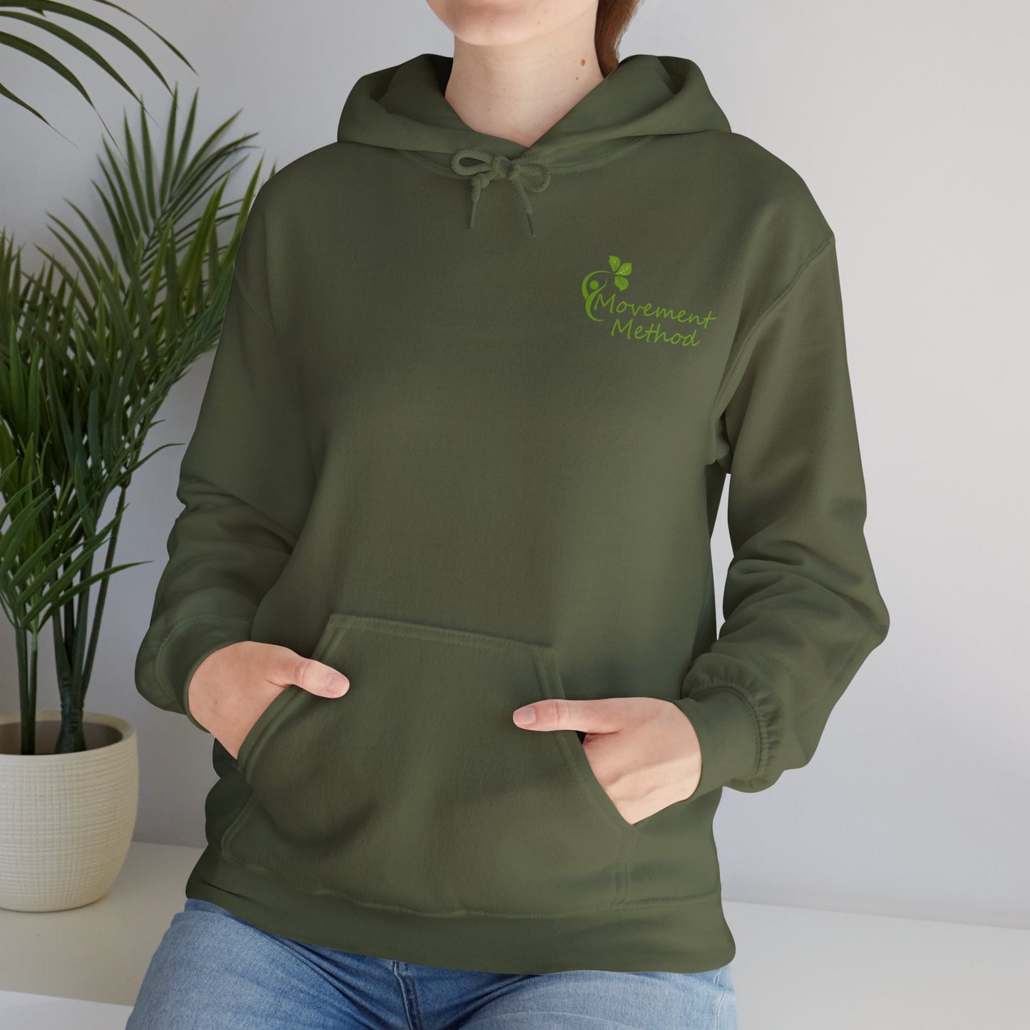 Movement Method - Light Colored URL - Unisex Heavy Blend™ Hooded Sweatshirt