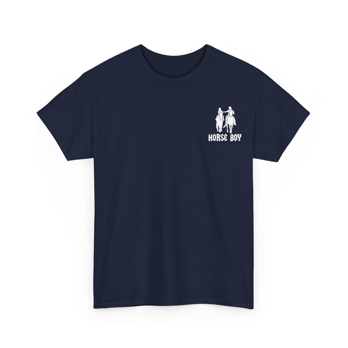 EU Printer - Horse Boy - Unisex Heavy Cotton Tee