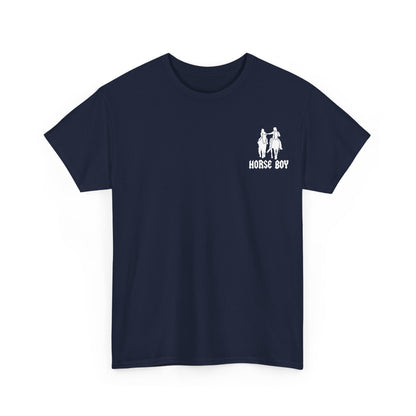 EU Printer - Horse Boy - Unisex Heavy Cotton Tee