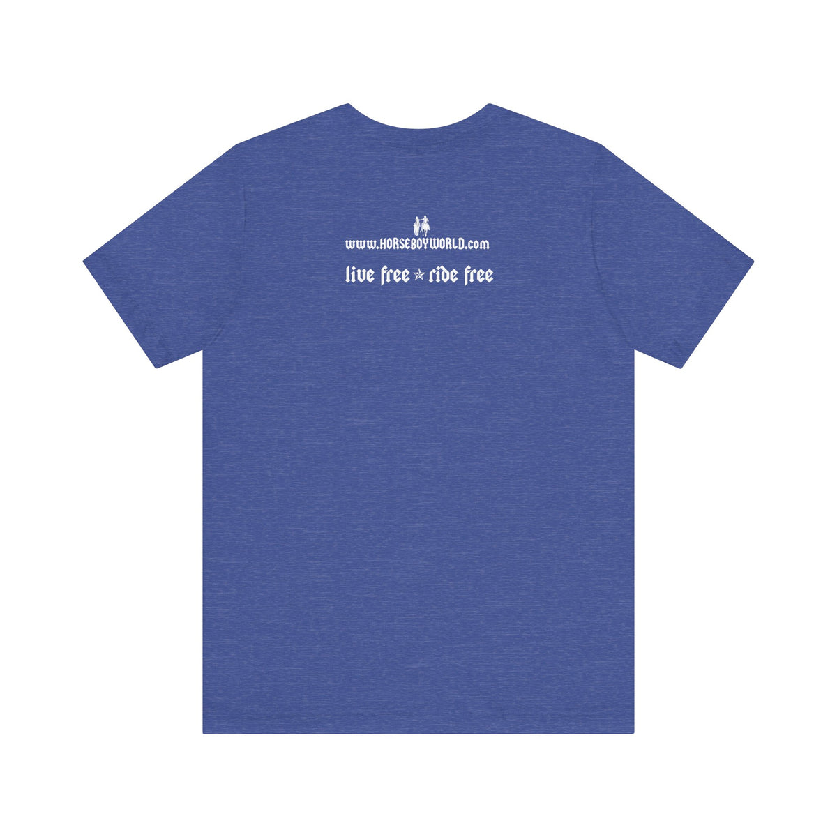 Horse Boy Small White Logo T-Shirt