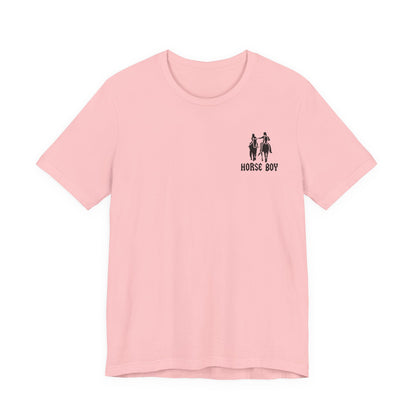 Horse Boy - Live Free Ride Free - Light colors -  Unisex Jersey Short Sleeve Tee