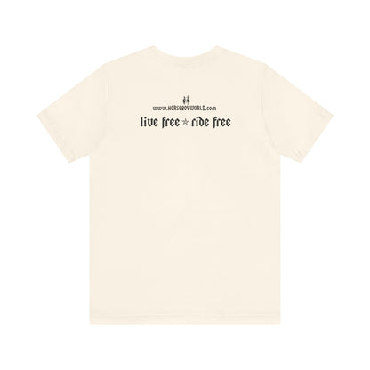 Horse Boy - Live Free Ride Free - Light colors -  Unisex Jersey Short Sleeve Tee