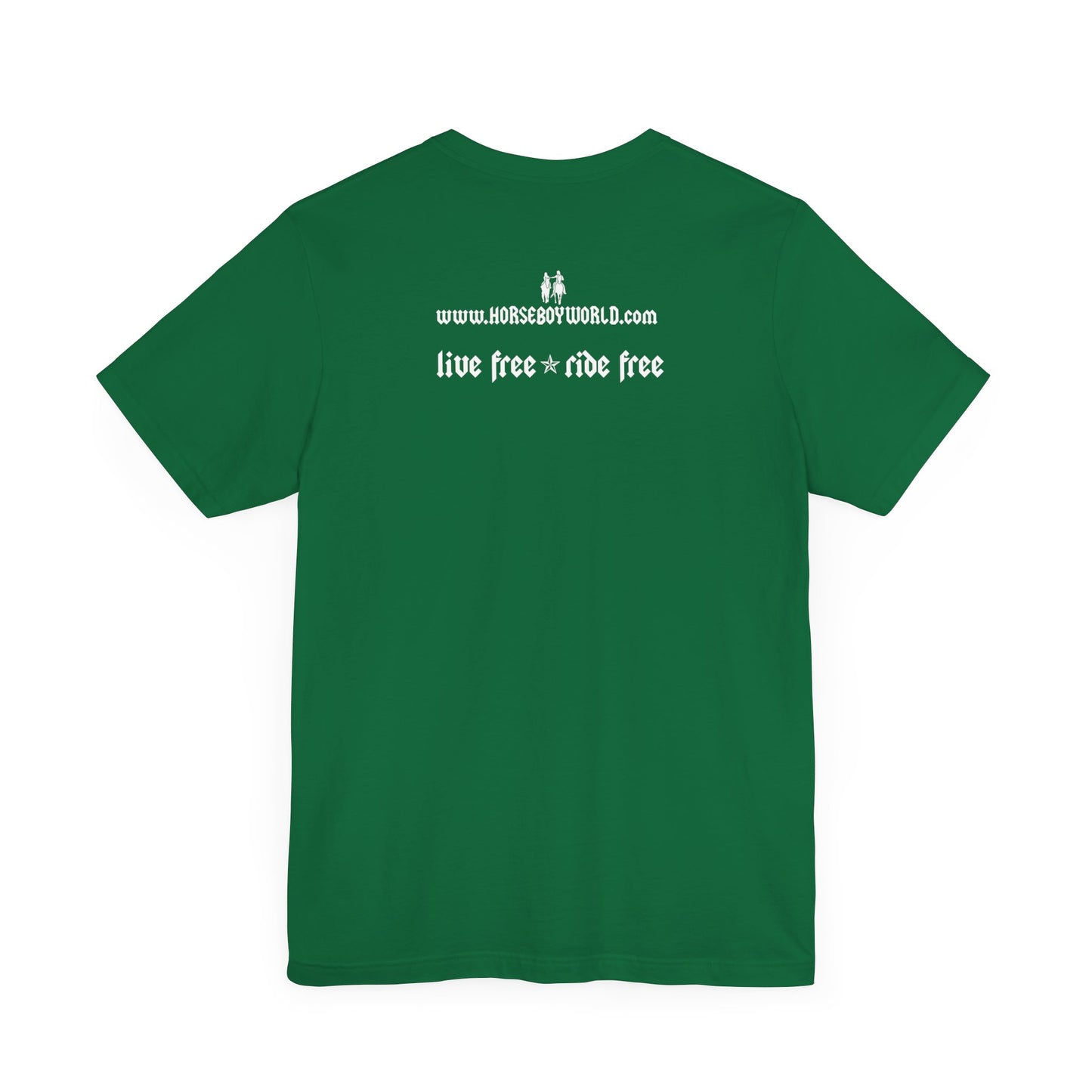 Horse Boy - Live Free Ride Free - Unisex Jersey Short Sleeve Tee