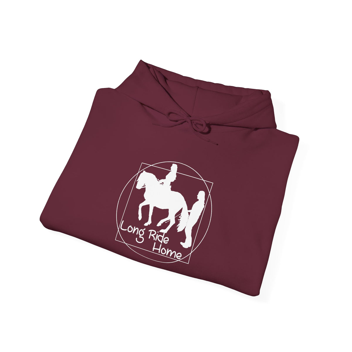 Long Ride Home White Logo Hoodie