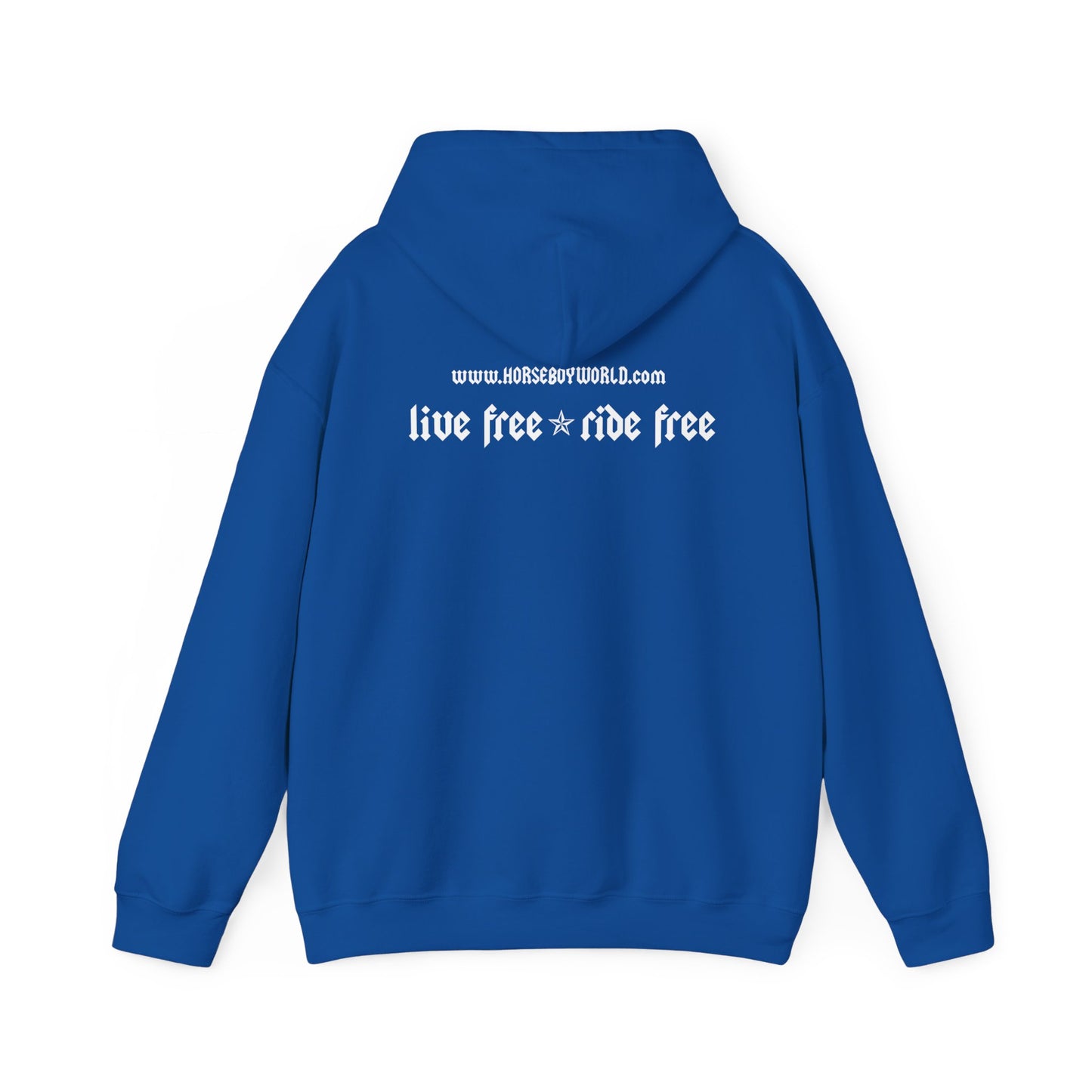 Horse Boy - Live Free Ride Free - Unisex Heavy Blend™ Hooded Sweatshirt