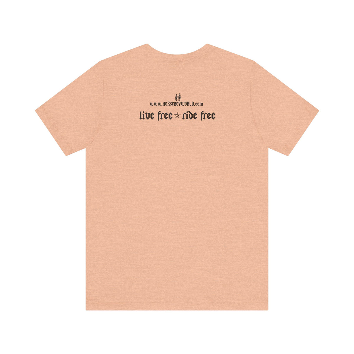 Horse Boy - Live Free Ride Free - Light colors -  Unisex Jersey Short Sleeve Tee